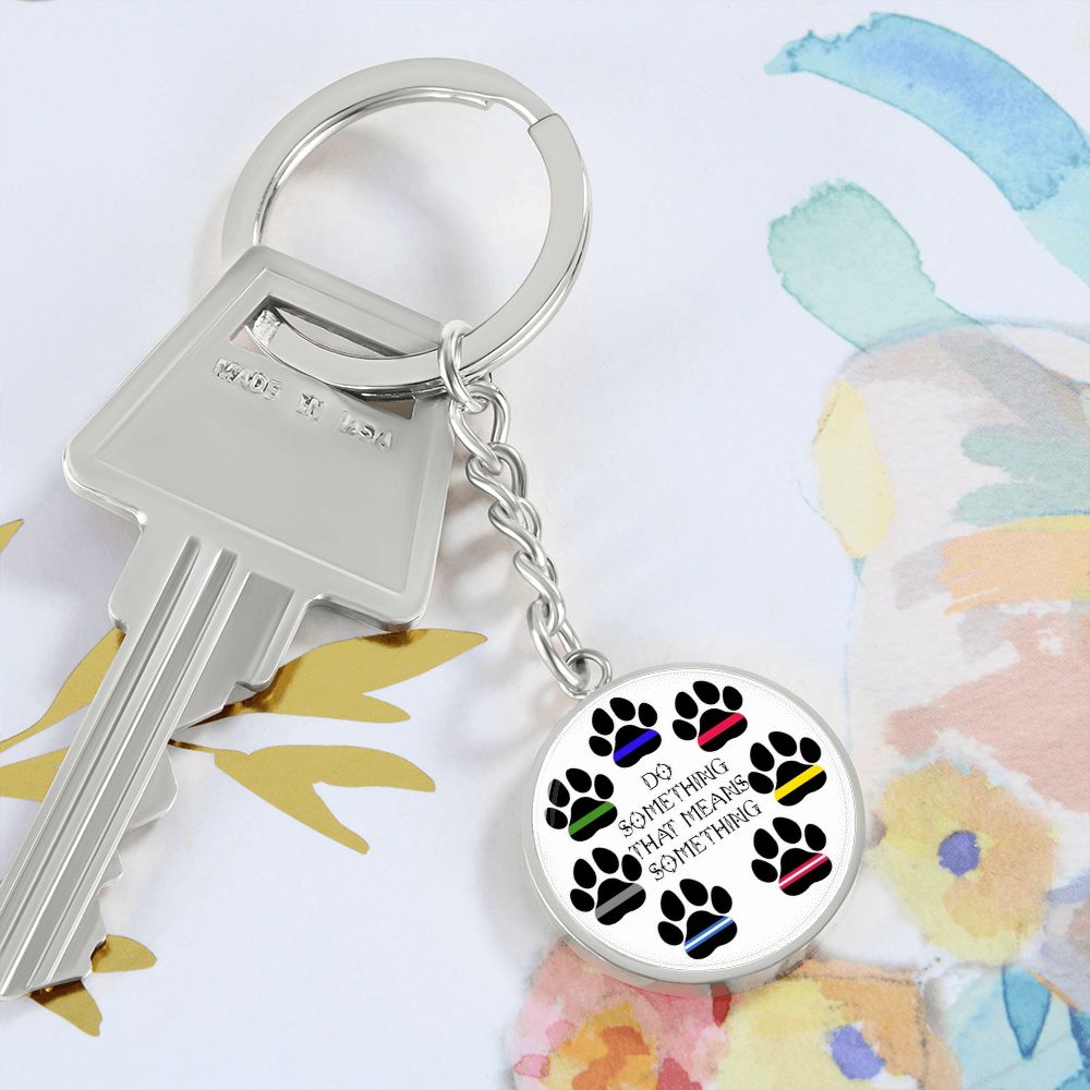 Paws with Cause Keychain