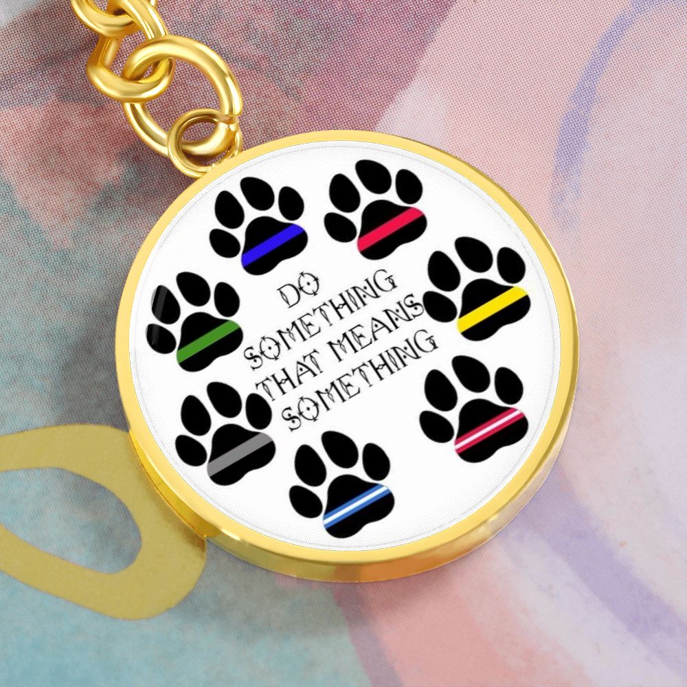 Paws with Cause Keychain
