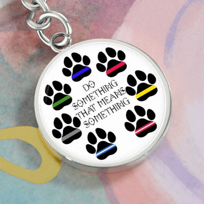 Paws with Cause Keychain