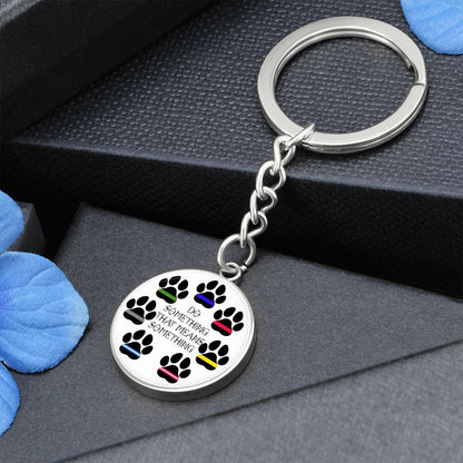 Paws with Cause Keychain