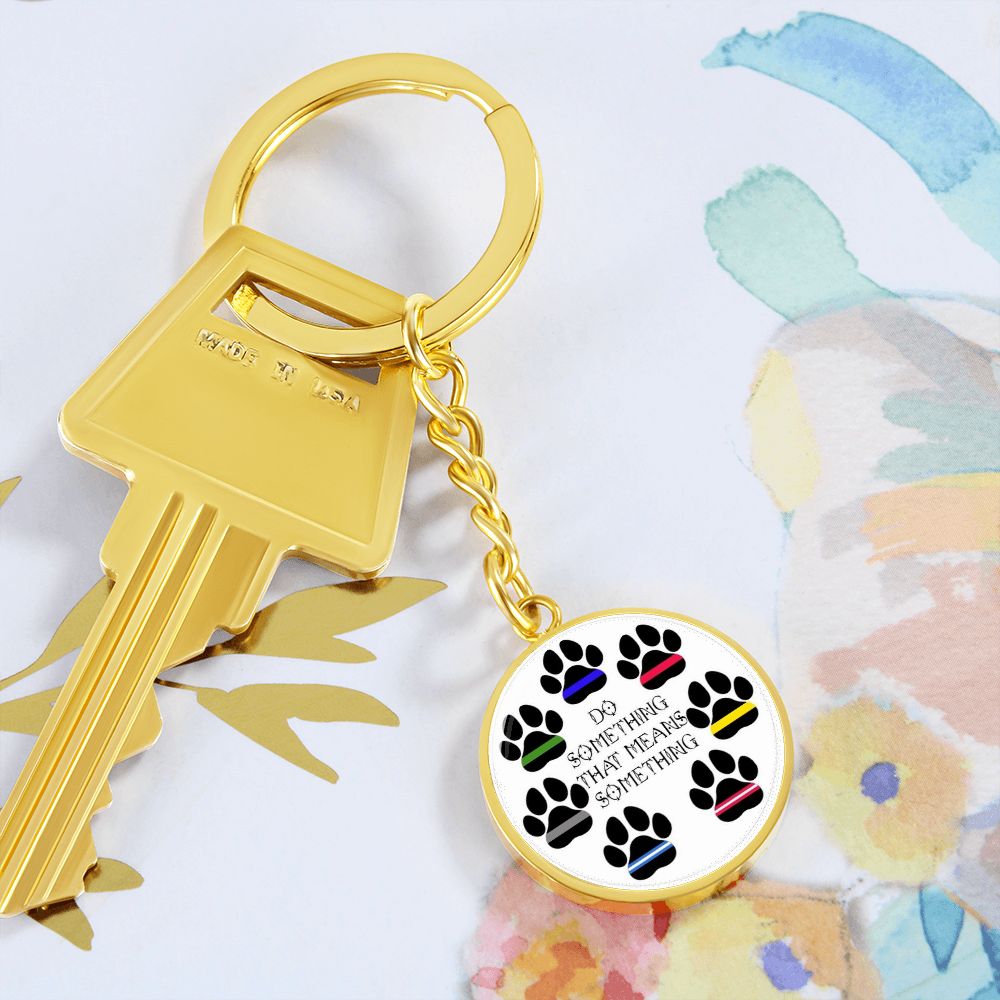 Paws with Cause Keychain