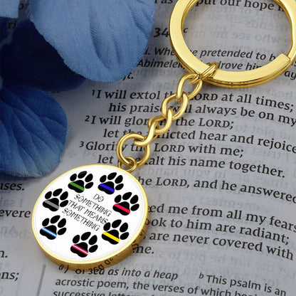 Paws with Cause Keychain